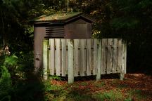 Outhouse at Upper Clearwater Campground