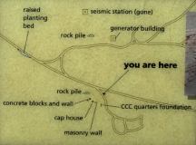 Map of the old CCC Camp