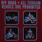 OHV  Use Prohibited