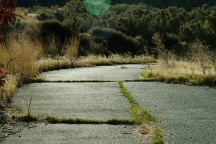 Road at Rock Creek Boat Ramp