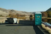 Portable Toilet at Rock Creek Boat Ramp