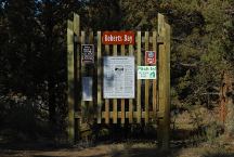 Information Board at Roberts Bay