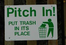 Trash Sign