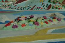 Flowers on Salvation Mountain