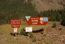 Alpine Loop Sign