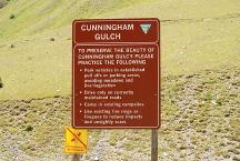 Cunninhams Gulch Information Sign