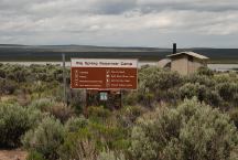 Big Spring Reservoir Sign