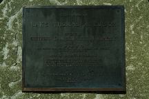 Plaque at Edison Lake