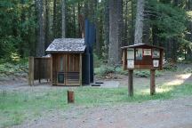 Information Board and Outhouse