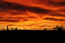 Sunset from Osborne Wash