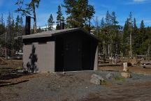 vaulted Toilet at Three Creeks Meadow Horse Camp