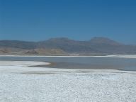 Lake near Trona Pinnacles