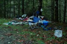Garbage near Upper Lake Creek