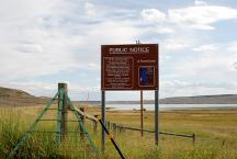 Sign on Road towards Dempsey Point