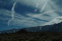Chemtrails over Alabama Hills