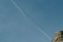 Chemtrails over Alabama Hills