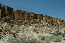 Fence around Petroglyphs