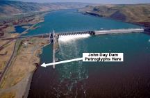 Aerial Image of John Day Dam